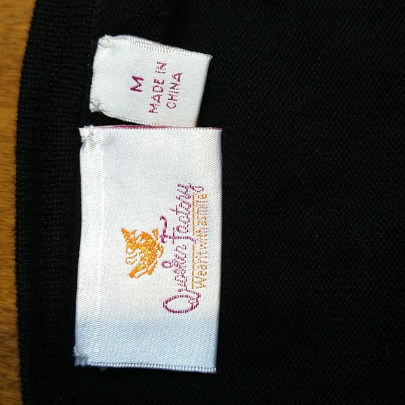 The Quacker Factory Sequin Sweater Cardigan Button Medium M Shiny EUC - Picture 11 of 13